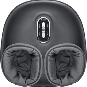 Nekteck Shiatsu Foot Massager Machine with Soothing Heat, Deep Kneading Therapy, Air Compression, Improve Blood Circulation and Foot Wellness,Relax for Home or Office Use(Gray)
