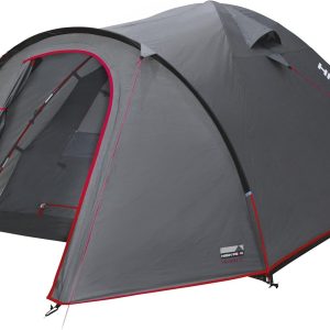 High Peak Nevada 3 Dome Tent Camping Tent with Stem, Igloo Tent for 3 People, Double Walled, Waterproof, Ventilation System, Weather Protection Entrance, Mosquito Protection