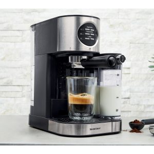 SILVERCREST® KITCHEN TOOLS Kolbowy ekspres do kawy ciśnieniowy SEMM 1470 A2, 1470 W