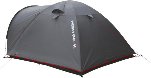 High Peak Nevada 3 Dome Tent Camping Tent with Stem, Igloo Tent for 3 People, Double Walled, Waterproof, Ventilation System, Weather Protection Entrance, Mosquito Protection - Image 2