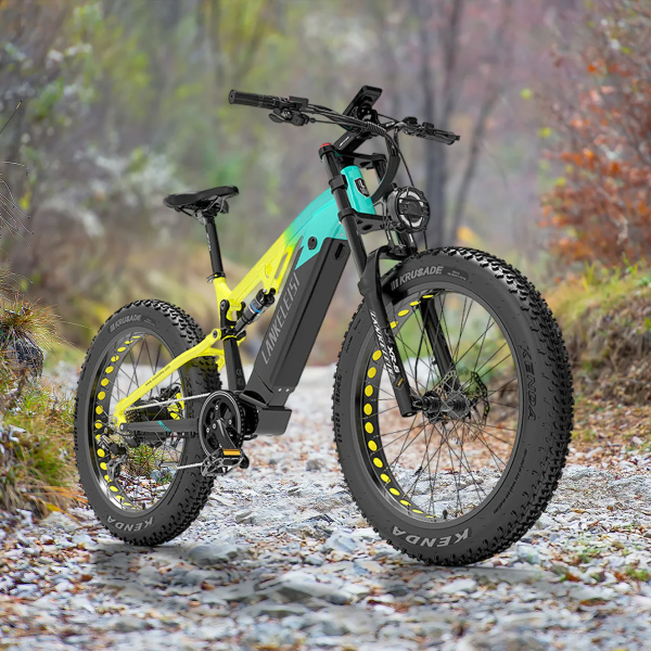 Visit RV800 Plus 750W Bafang Motor 26 Fat Bike Fully E-Mountainbike 20Ah Samsung Akku E-MTB - Image 8