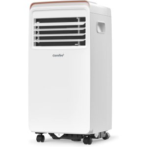 COMFEE' Portable Air Conditioner 9000 BTU/H, AMBRA 10C, 2.6kW, 25㎡/68m³, 3-in-1 Portable Air Conditioner, Fan, Cooling, Dehumidification, 24H Timer, Sleep Mode, Follow-me Function [Energy Efficiency Class A]