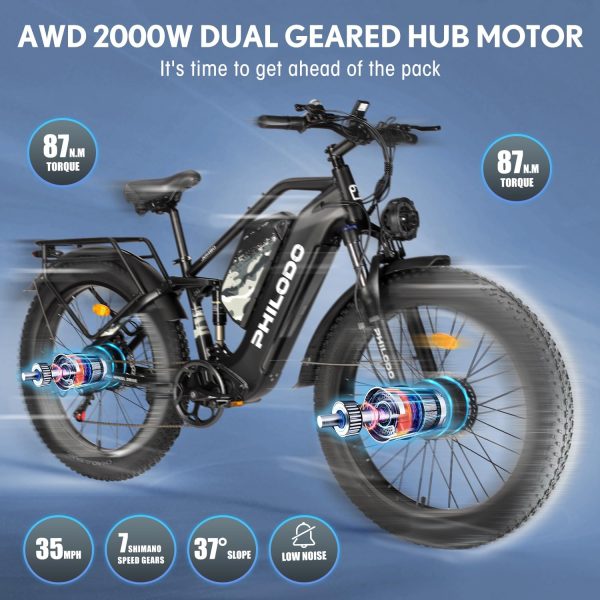 PHILODO Electric Bike for Adults - Image 5