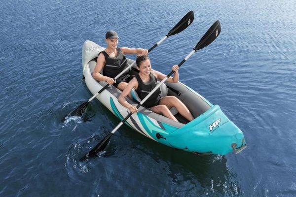 Bestway Hydro Force Inflatable Kayak Set | Includes Seat, Paddle, Hand Pump, Storage Carry Bag | Great for Adults, Kids and Families - Image 4