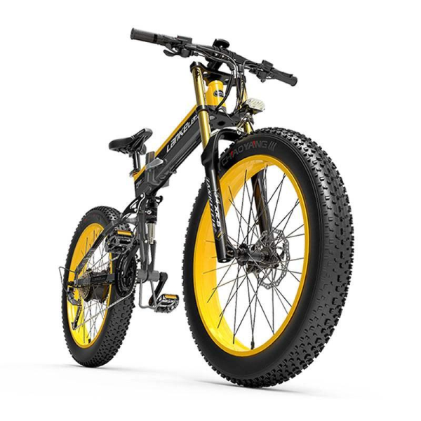 Lankeleisi XT750 Plus 1000W 26 Fatbike Dual Crown Fork Faltbares E-Mountainbike 17,5Ah - Image 2
