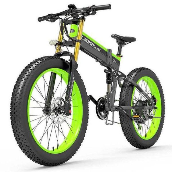 Lankeleisi XT750 Plus 1000W 26 Fatbike Dual Crown Fork Faltbares E-Mountainbike 17,5Ah - Image 3