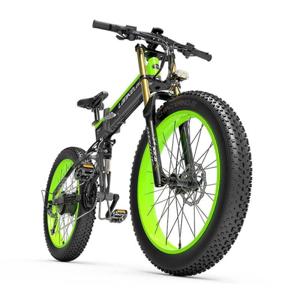 Lankeleisi XT750 Plus 1000W 26 Fatbike Dual Crown Fork Faltbares E-Mountainbike 17,5Ah - Image 5