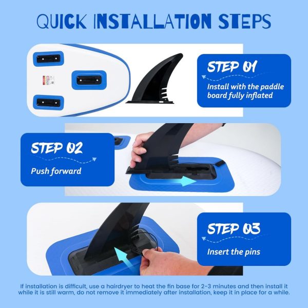 FunWater Inflatable Ultra-Light Stand Up Paddle Board for All Skill Levels with Premium SUP Paddleboard Accessories,Non-Slip - Image 5