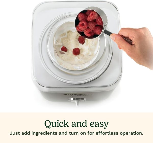 CUISINART Ice Cream Maker, Ice Cream and Frozen Yogurt Machine, 2-Qt. Double-Insulated Freezer Bowl, Silver, ICE-30BCP1 - Image 5