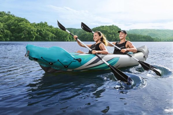 Bestway Hydro Force Inflatable Kayak Set | Includes Seat, Paddle, Hand Pump, Storage Carry Bag | Great for Adults, Kids and Families - Image 5