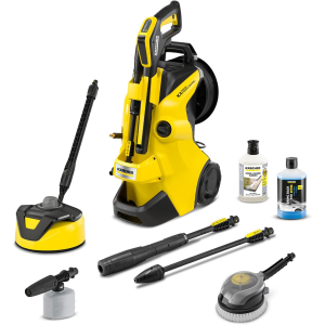 Kärcher K 4 Premium Power Control Car & Home high pressure washer: Intelligent app support - the right solution for heavier soiling - incl. hose reel and car & home kit