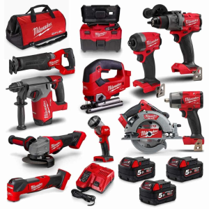 MILWAUKEE 18V FUEL? 11 Piece 3 x 5.0Ah Combo Kit M18FPP11A3503B