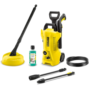 Kärcher K 2 Power Control Home pressure washer, pressure: max. 110 bar, flow rate: 360 l/h, area: 20 m²/h, water filter, weight: 4.0 kg, high-pressure gun, dirt blaster, spray lance, Home Kit