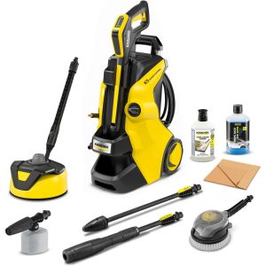 Kärcher K 5 Power Control Car & Home Pressure Washer, pressure: max. 145 bar, flow rate: 500 l/h, area: 40 m²/h, water filter, 13 kg, high-pressure gun, dirt blaster, spray lance, Home Kit, Car Kit