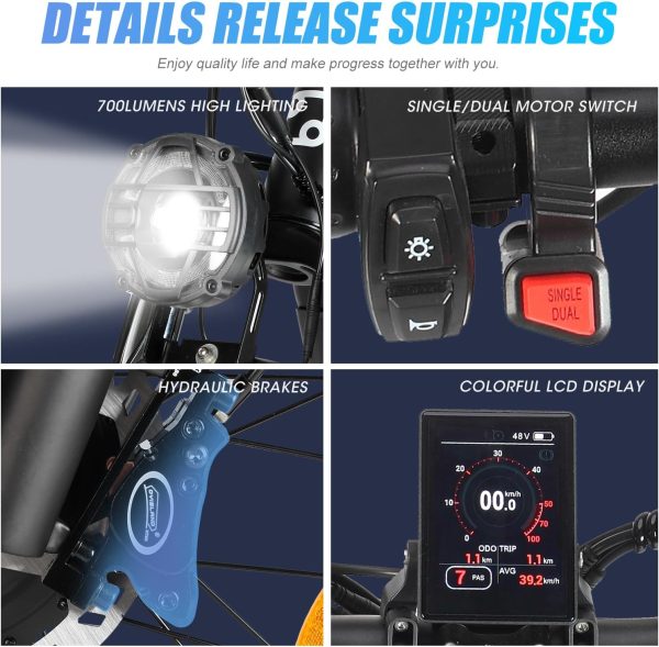 PHILODO Electric Bike for Adults - Image 7