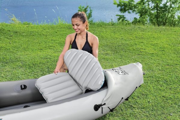 Bestway Hydro Force Inflatable Kayak Set | Includes Seat, Paddle, Hand Pump, Storage Carry Bag | Great for Adults, Kids and Families - Image 6