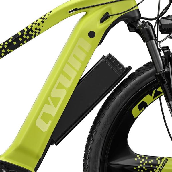 cysum 29" Electric Bike for Men, Electric Mountain Bike, 75Nm Off-Road Ebike for Adults, MTB Electric Bike for Women, Removable Li-Battery 672Wh, Range 75-85km, Hydraulic Disc Brake - Image 6