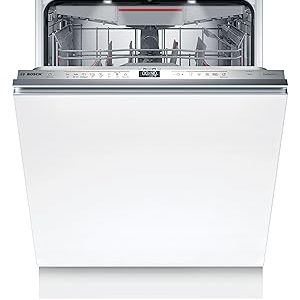 BOSCH SBV6ZCX16E XXL Dishwasher Series 6, Fully Built In Dishwasher with Cutlery Drawer, 60 cm, Home Connect, Intelligent Program, Max Flex Racks, Vario Drawer, Rackmatic