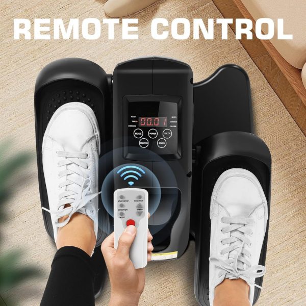 ANCHEER Under Desk Elliptical Machine, Electric Seated Pedal Exerciser, Mini Elliptical Machines for Seniors, LCD Display Monitor, Remote Control, Leg Exerciser for Home - Image 7
