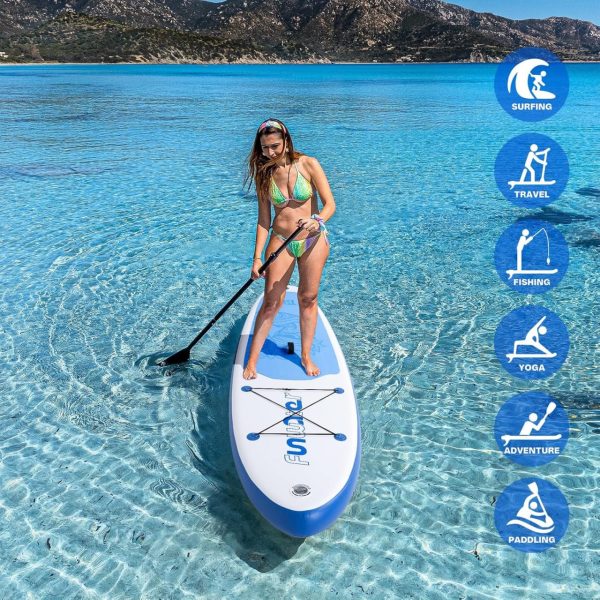 FunWater Inflatable Ultra-Light Stand Up Paddle Board for All Skill Levels with Premium SUP Paddleboard Accessories,Non-Slip - Image 7