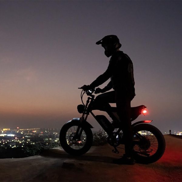 Electric Bike for Adults Q20, 2000/1500W, 37/30MPH,52V 40AH,48V/20AH E-Bike,30-180 Miles Electric Motorcycle, 20" Fat Tire Dirt Bike, UL2849 All Terrain for Mountains, Snow, Sand, Road - Image 8