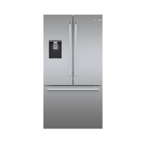 BOSCH French Door Bottom Mount Refrigerator 36'' Stainless steel (with anti-fingerprint), Total No Frost