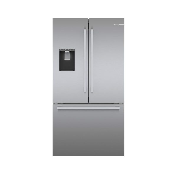 BOSCH French Door Bottom Mount Refrigerator 36'' Stainless steel (with anti-fingerprint), Total No Frost