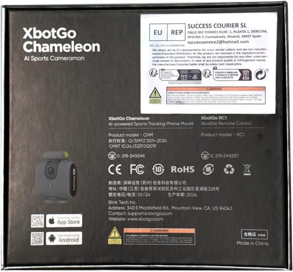 Chameleon AI Auto Sports Action Camera - 4K 60FPS Soccer Camera and Basketball Tracking Camera for Team Sports, Live Streaming, No Subscription, Works with iOS & Android (Lava Graphite) - Image 9