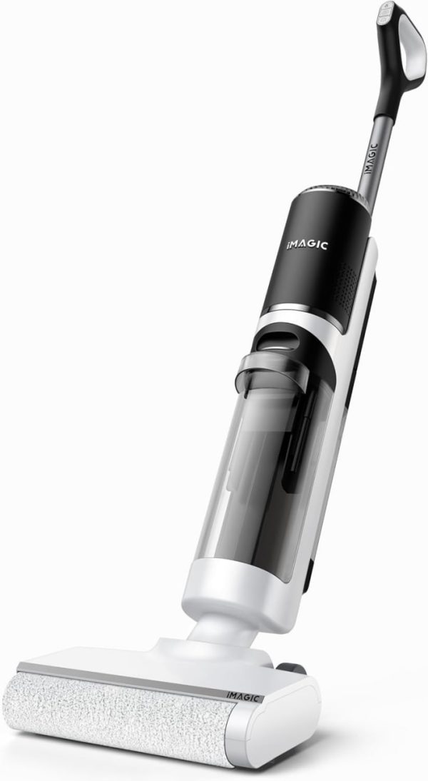 IMAGIC M3 Wet Dry Vacuum Cleaner, Cordless Vacuum Mop All in One for Hard Floors, Lightweight Floor Cleaner for Sticky Messes with Edge Cleaning, Self-Cleaning and Hot Air Drying, White - Image 9