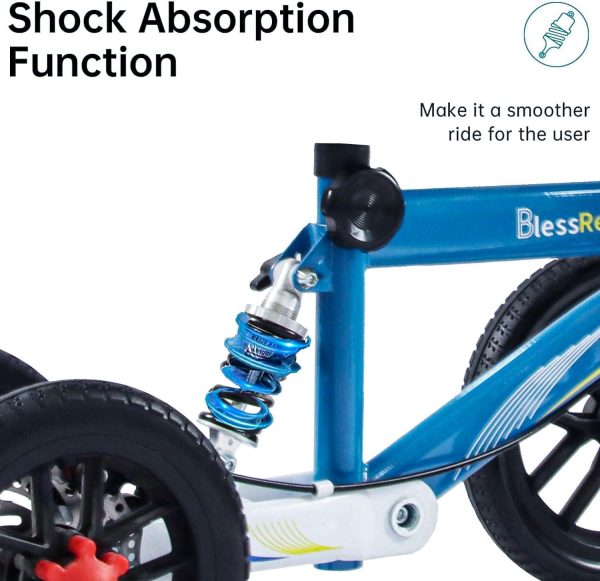 All Terrain Steerable Knee Scooter Crutch Alternative，Deluxe Medical Scooter Double Handbrake,for Adults Injured Ankle & Foot Recovery Scooter in Black - Image 9