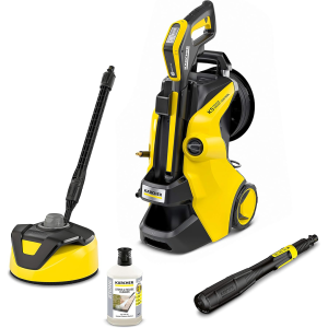 Kärcher K 5 Premium Smart Control Home high pressure washer: Innovative Bluetooth app linking - the solution for a wide range of cleaning tasks - incl. hose reel and Home-Kit