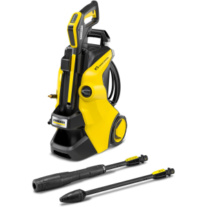 Kärcher K 5 Power Control Pressure Washer, pressure: max. 145 bar, flow rate: 500 l/h, area coverage: 40 m²/h, water filter, weight: 13 kg, high-pressure hose and gun, dirt blaster, spray lance