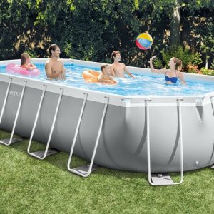 20ft X 10ft X 48in Prism Frame Oval Pool Set