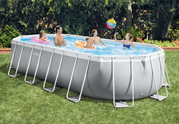 20ft X 10ft X 48in Prism Frame Oval Pool Set