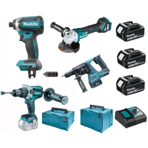 MAKITA DLX4158TJ - Combo Kit with 4 LXT tools