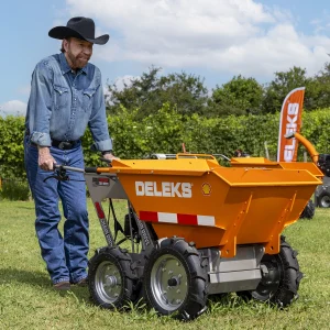 DELEKS MD-400-BS chain driven mini dumper