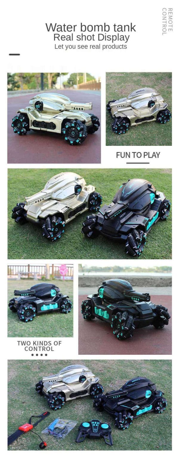 Electric Water Bombs RC Toy - Remote-Controlled Combat Car for Children - Image 3