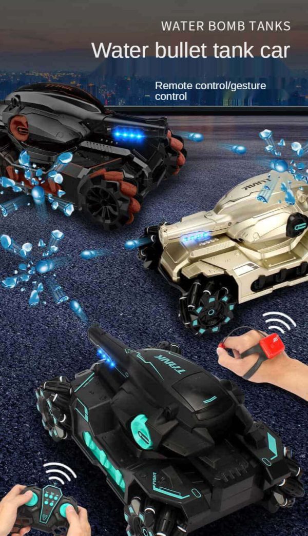 Electric Water Bombs RC Toy - Remote-Controlled Combat Car for Children - Image 5