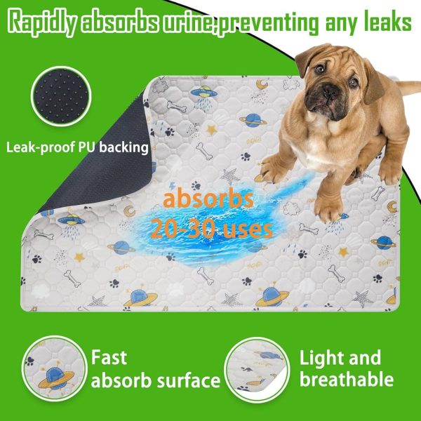 Reusable Dog Loo System with Artificial Grass Turf&Pee Pads&Tray, for Puppy Potty Training is Portable&Easy to Clean,35x23in Large Dog Litter Box Toilet for Indoor/Outdoor use (35.6''x23.6'') - Image 5